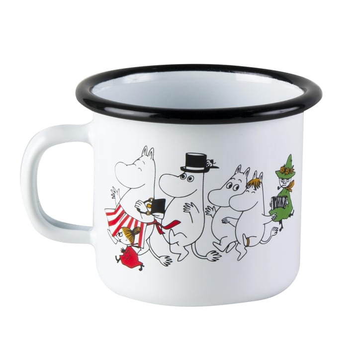 Moomin valley enamel mug - 2.5 dl - Muurla