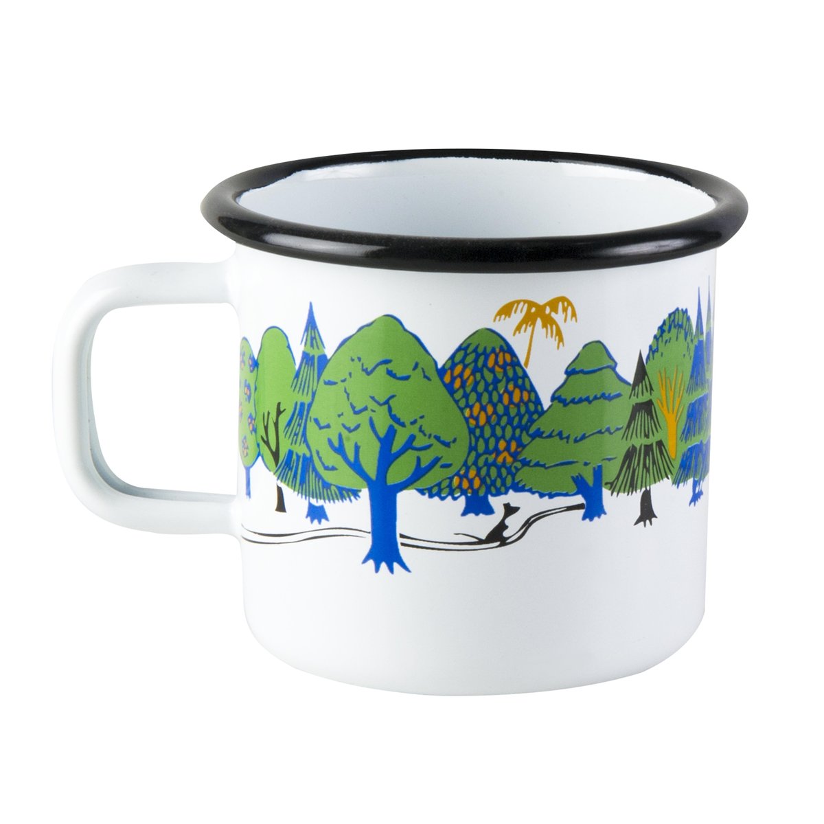 Muurla Moomin valley enamel mug 3.7 dl | Scandinavian Design | Moomin mugs | Multi