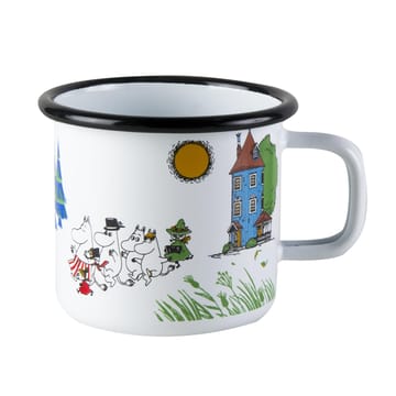 Moomin valley enamel mug - 3.7 dl - Muurla