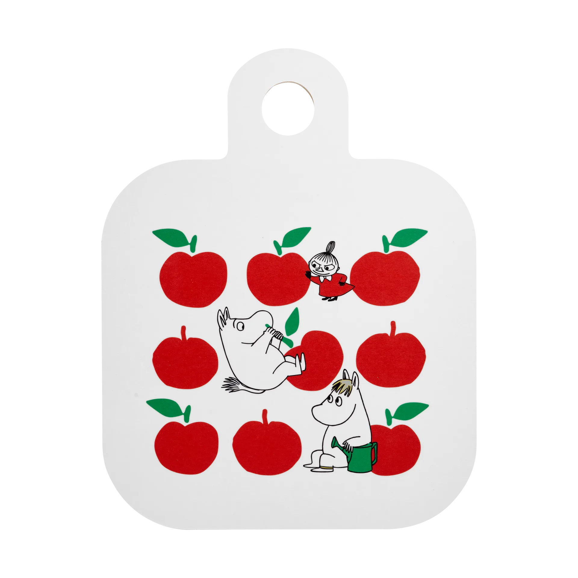 Mumin Chop & Serve chopping board 25x32 cm, Joyfull Apples Muurla