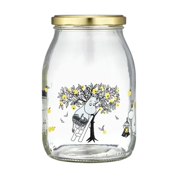 Mumin glass jar 1 L - Apples - Muurla