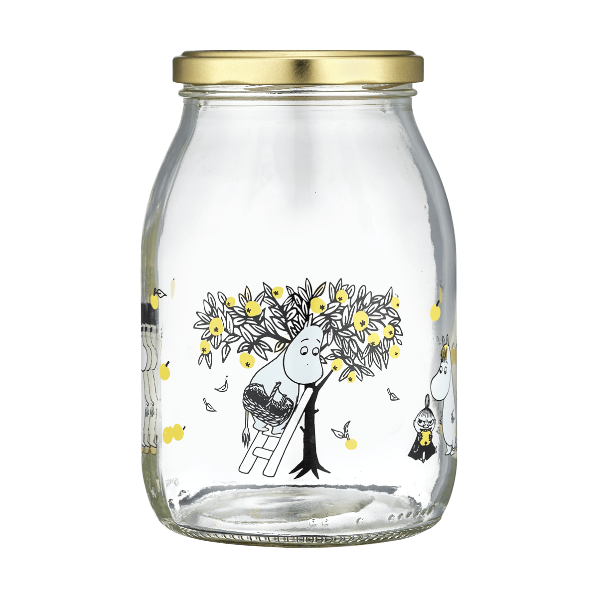 Muurla Mumin glass jar 1 L Apples