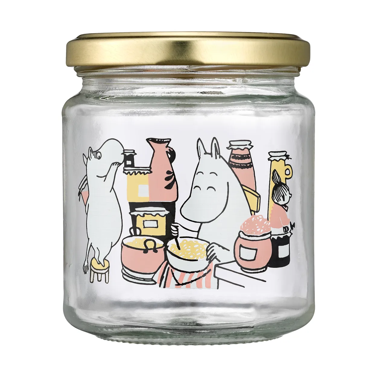 Muurla Mumin glass jar 30 cl Jam | Scandinavian Design | Boxes & jars | Transparent
