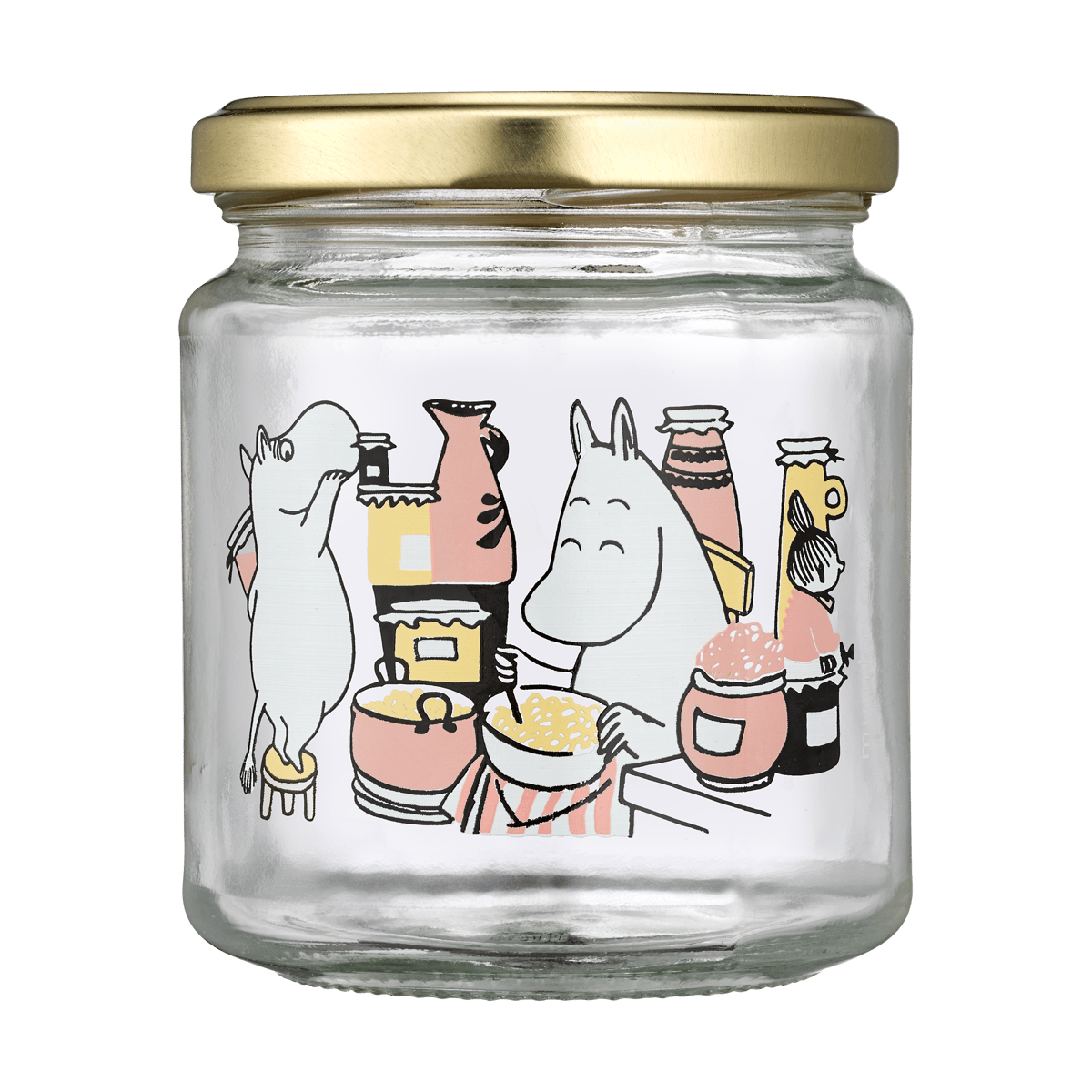 Muurla Mumin glass jar 30 cl Jam | Scandinavian Design | Boxes & jars | Transparent