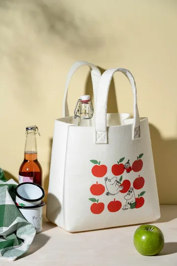 Mumin Tote Bag 25x25 cm - Joyfull Apples - Muurla