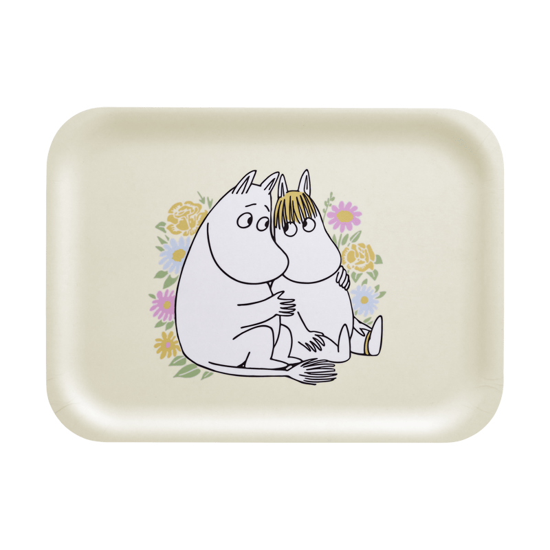 Muurla Mumin tray 20x27 cm Flowers