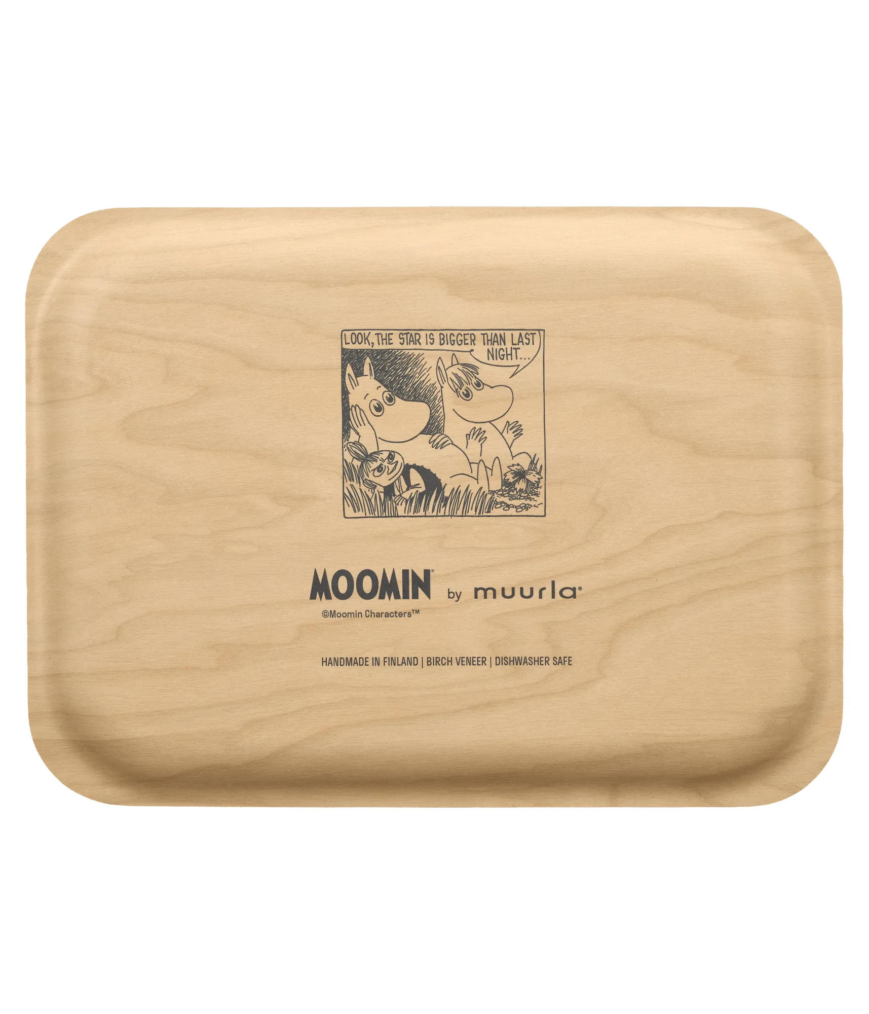 Mumin tray 20x27 cm, Friendship Muurla