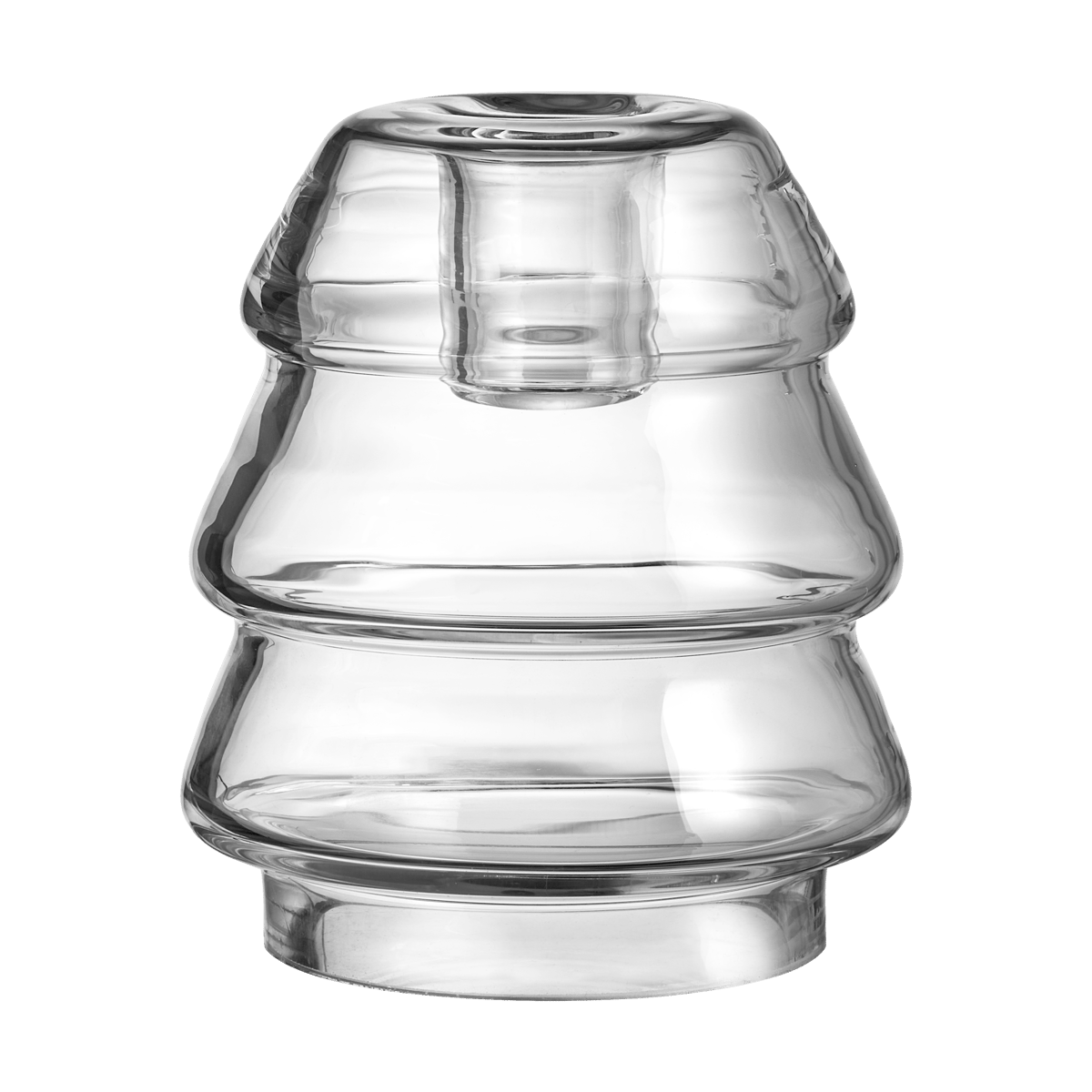 Muurla candle holder 10.5 cm Fir | Scandinavian Design | Tea light holders, lanterns & candle dishes | Transparent