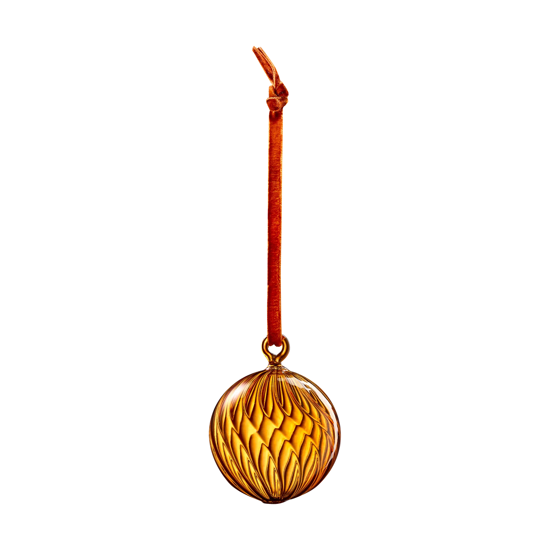Muurla Christmas bauble Ø6 cm, Amber Muurla