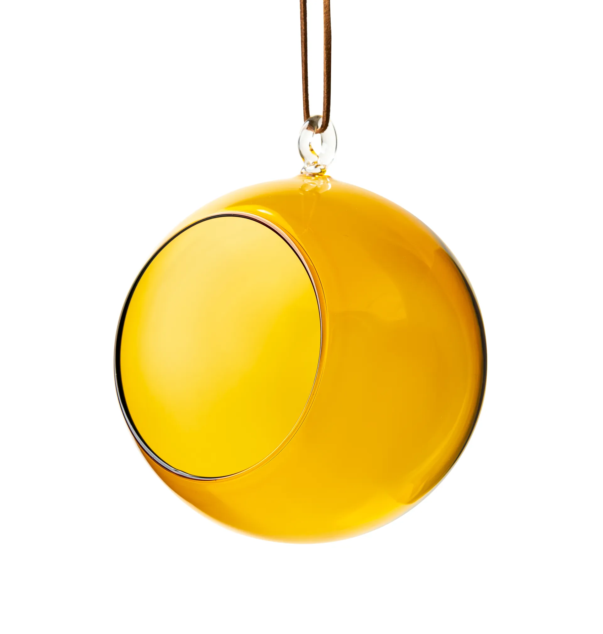 Muurla decorative hanging ball Ø12 cm, Amber Muurla