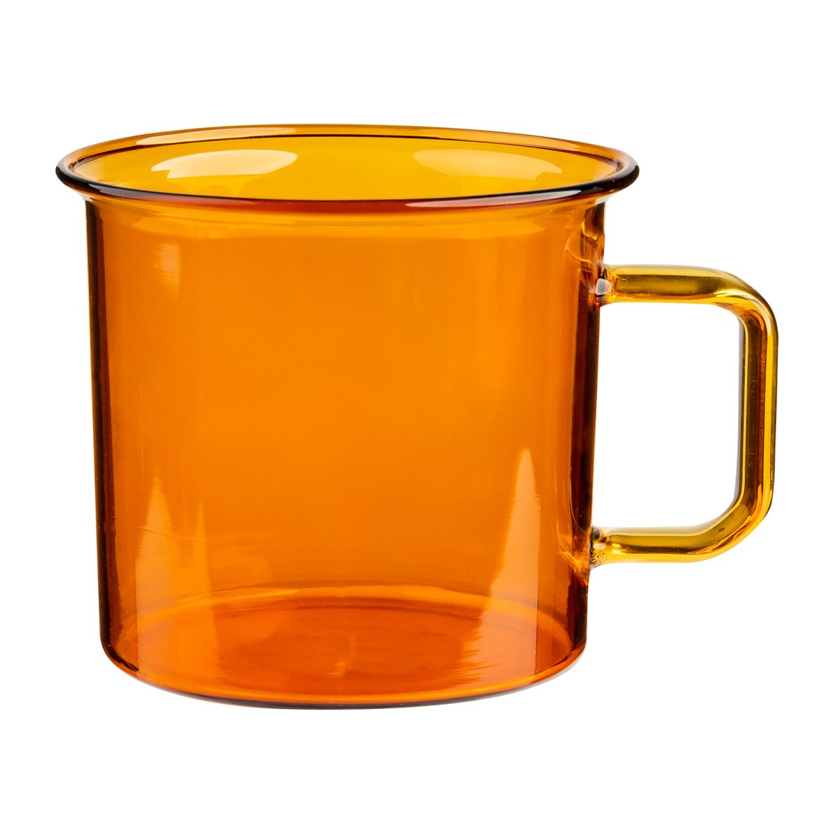 Muurla glassmug 35 cl Amber | Scandinavian Design | Coffee cups | Orange