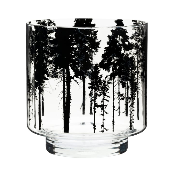 Nordic The Forest lantern/vase 17 cm, clear-black Muurla