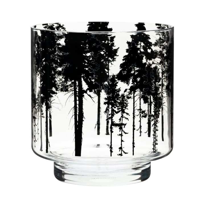 Nordic The Forest lantern/vase 17 cm - clear-black - Muurla
