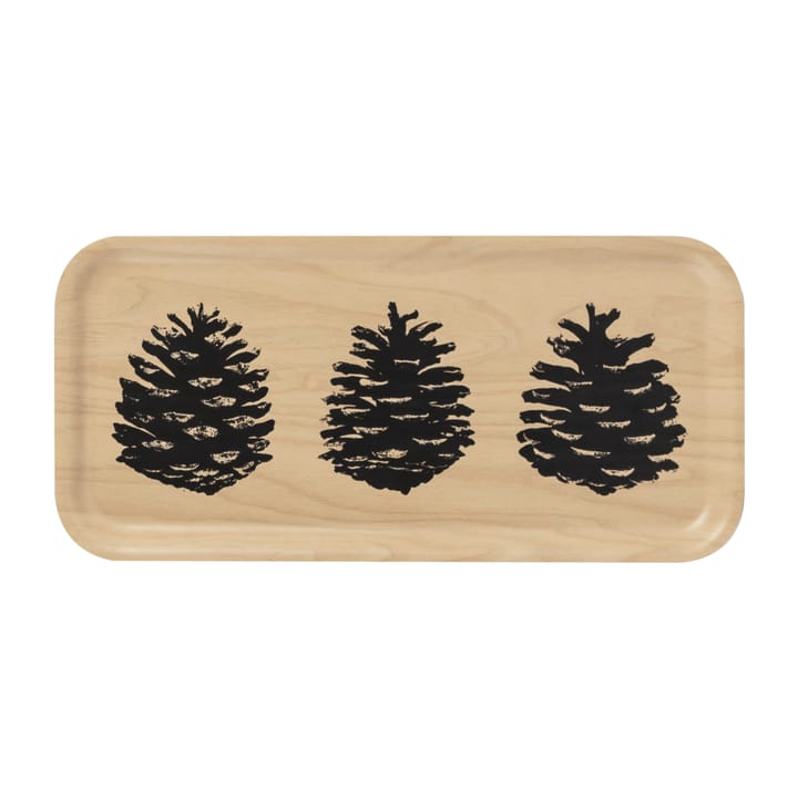 Nordic The Pine Cone tray 13x27 cm - Nature-black - Muurla