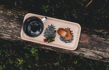 Nordic The Pine Cone tray 13x27 cm - Nature-black - Muurla