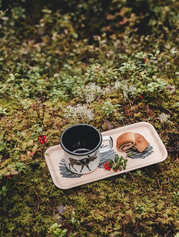 Nordic The Pine Cone tray 13x27 cm - Nature-black - Muurla