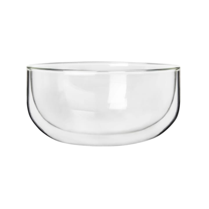 Olo double-walled bowl 2-pack - Clear - Muurla