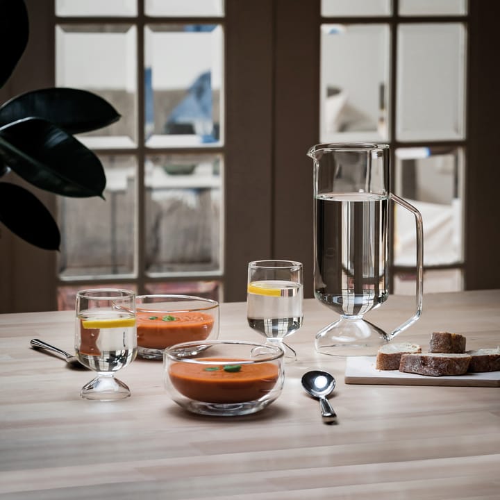 Olo double-walled bowl 2-pack - Clear - Muurla