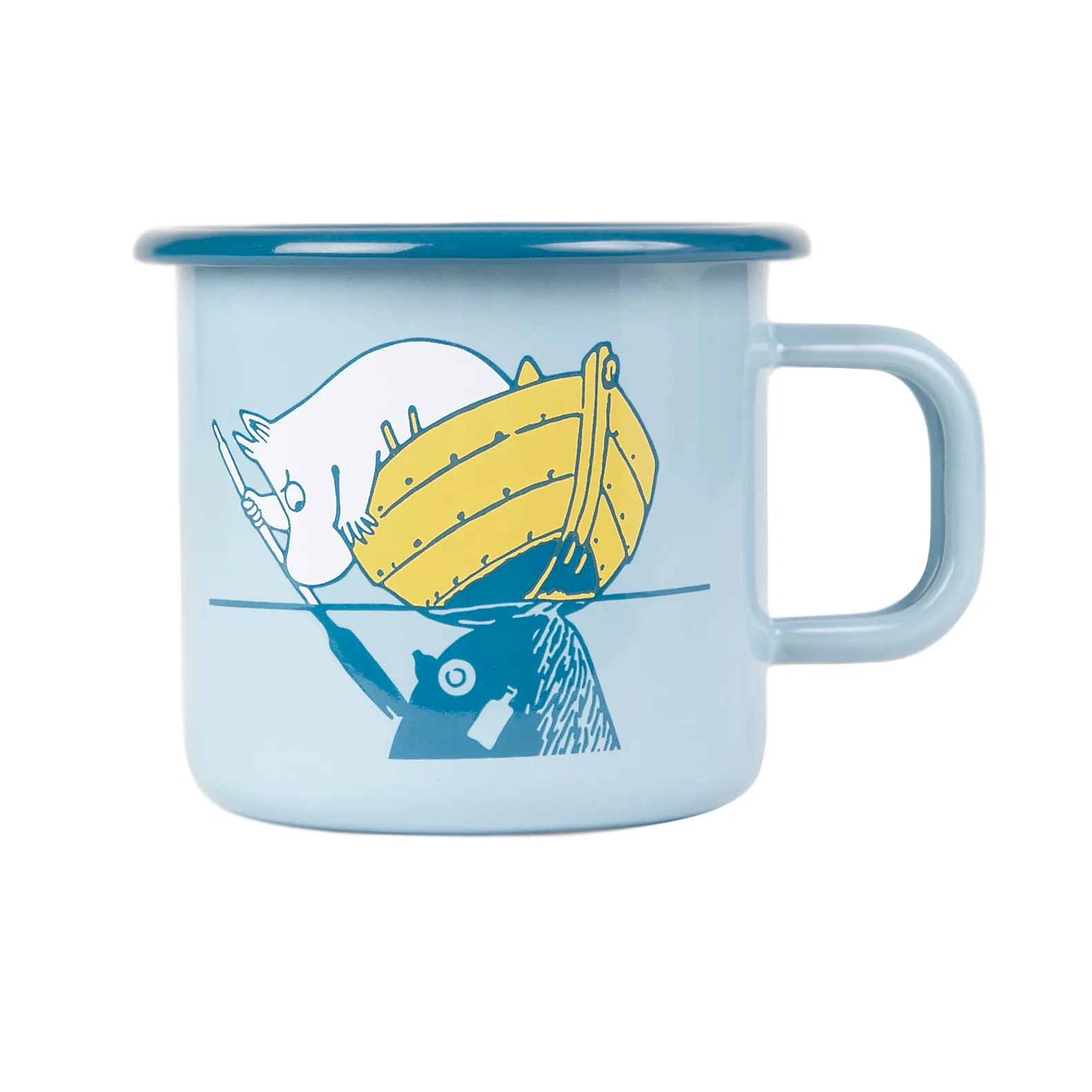 Our sea enamel mug 37 cl, Blue Muurla
