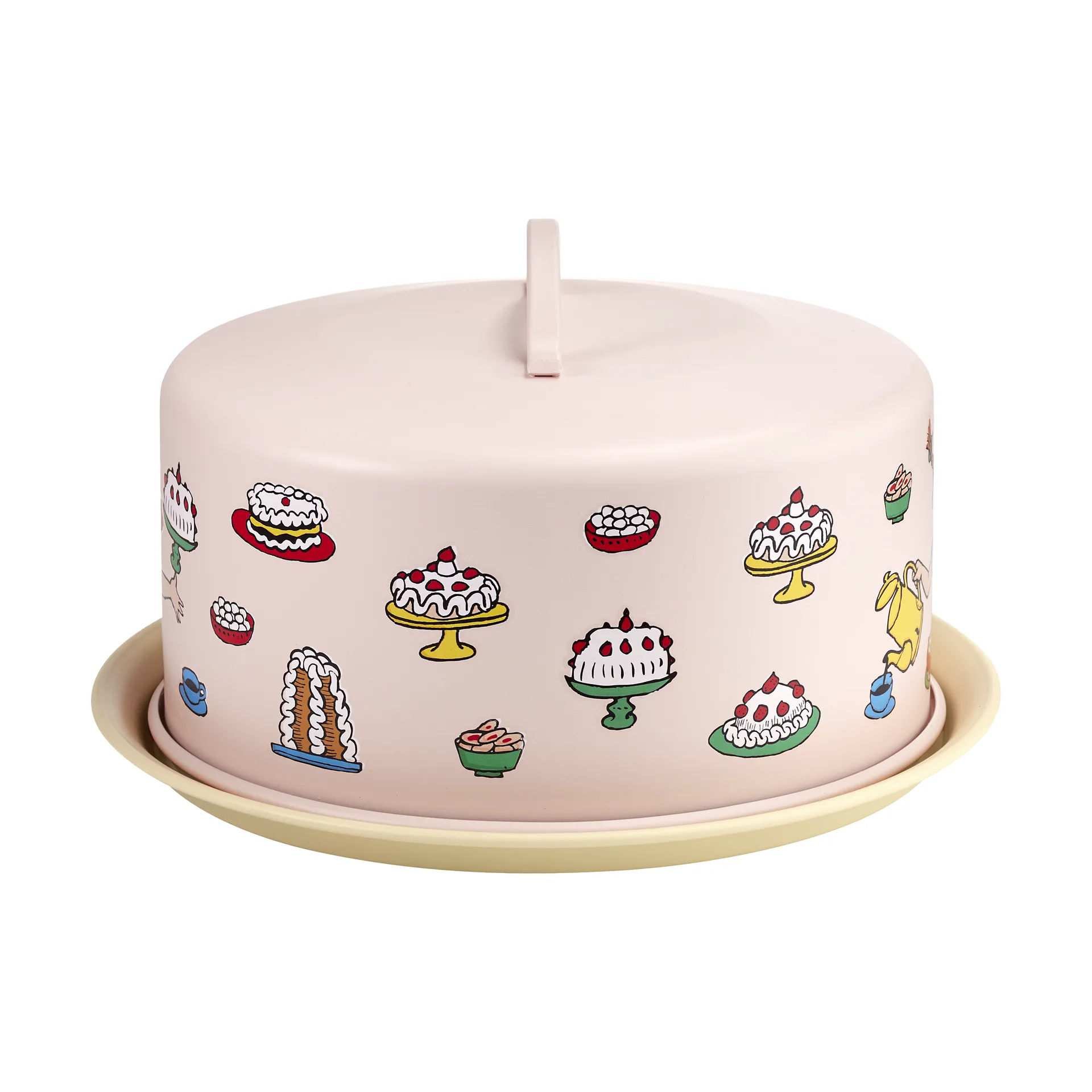Pippi cake stand with dome, Birthday Muurla