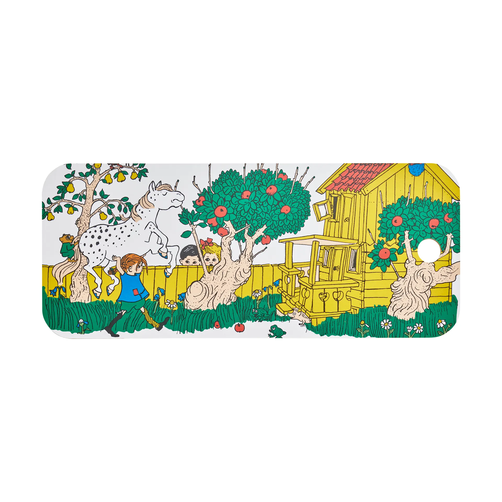Pippi Chop & Serve cutting board 18x44 cm, The Way Home Muurla