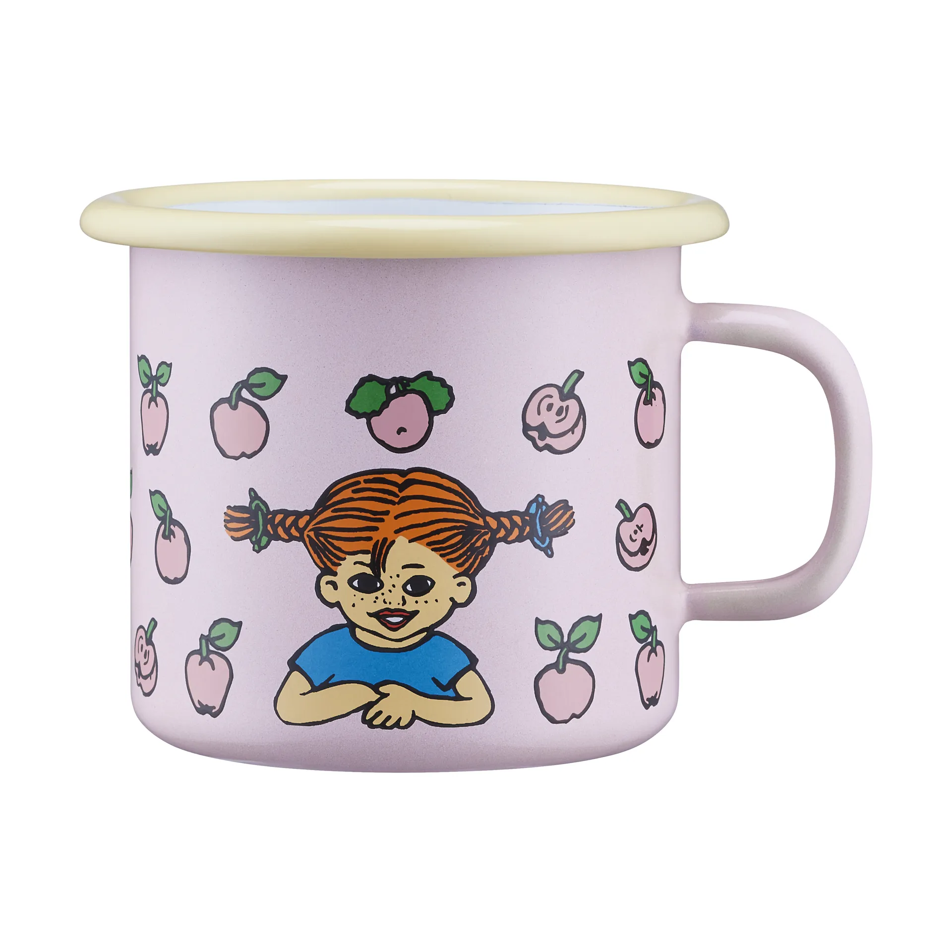 Pippi enamel mug 2.5 dl, Fruits Muurla