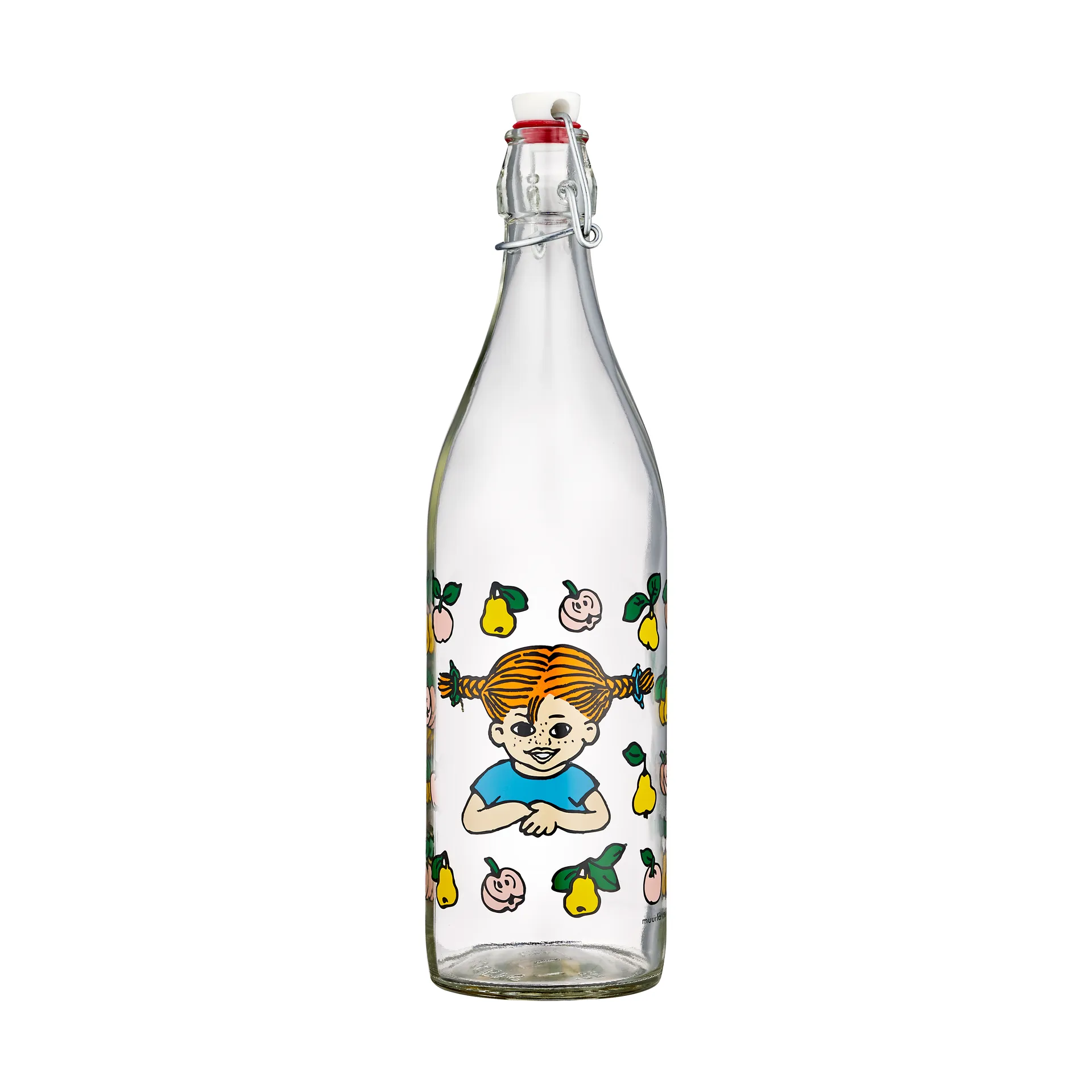 Pippi glass bottle 1 L, Fruits Muurla