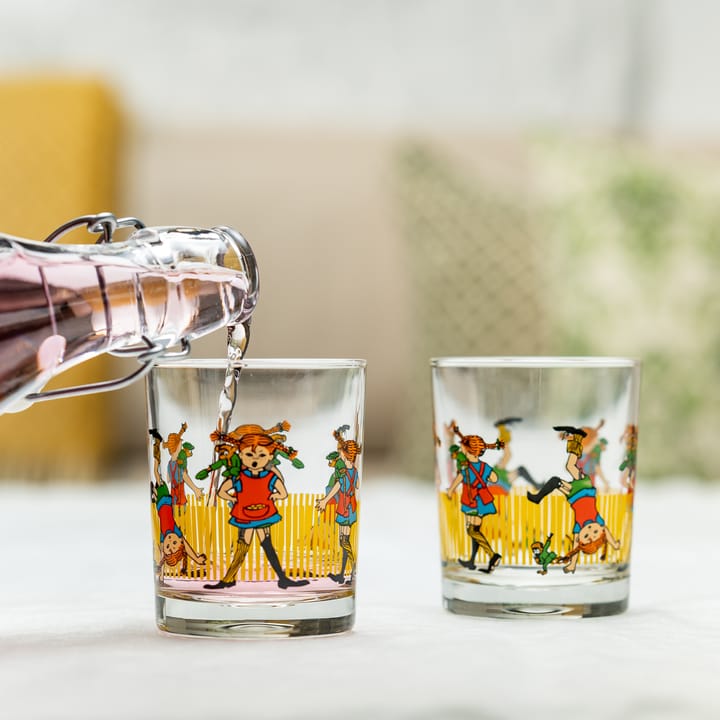 Pippi glass bottle 1 l - Multi - Muurla