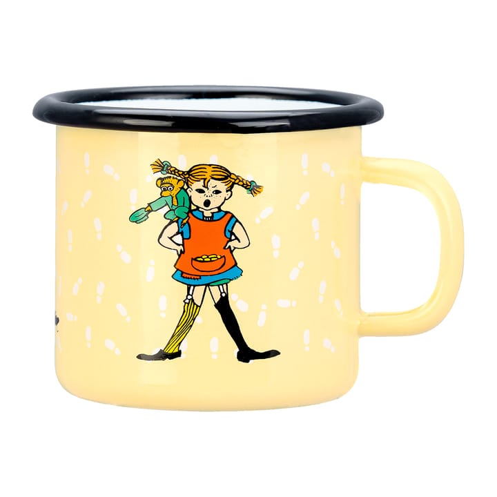 Pippi Långstrump enamel mug 25 cl - Footsteps - Muurla