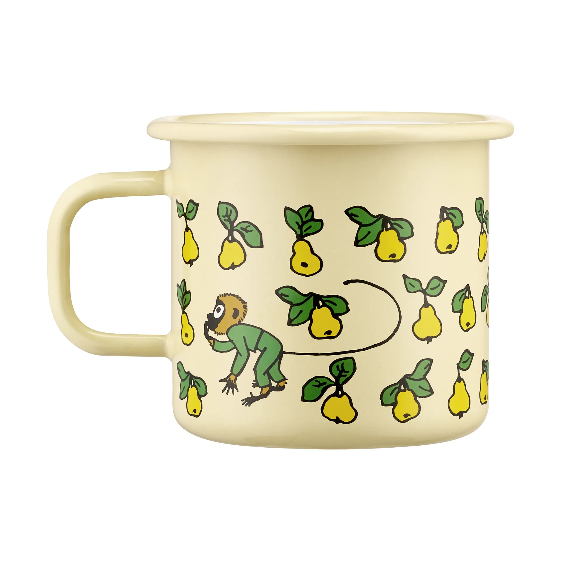 Pippi Longstocking enamel mug 3.7 dl, Fruits Muurla