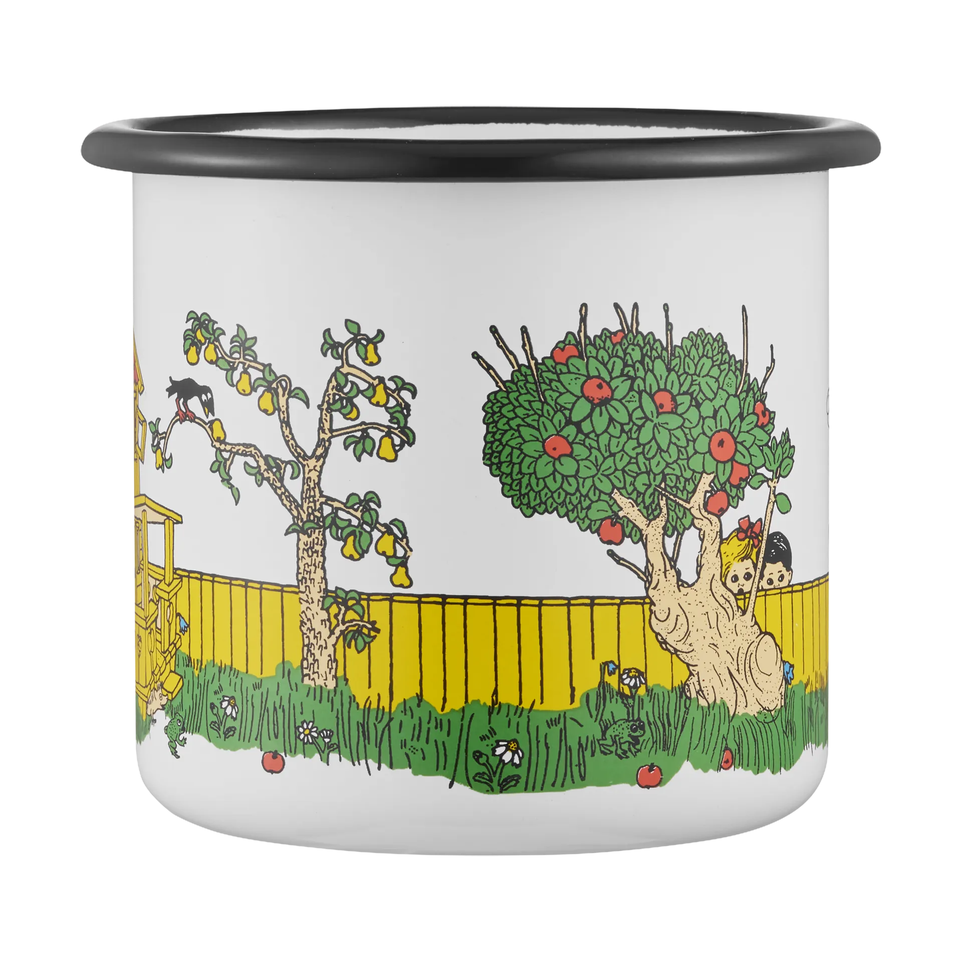 Pippi Longstocking enamel mug 3.7 dl, The Way Home Muurla