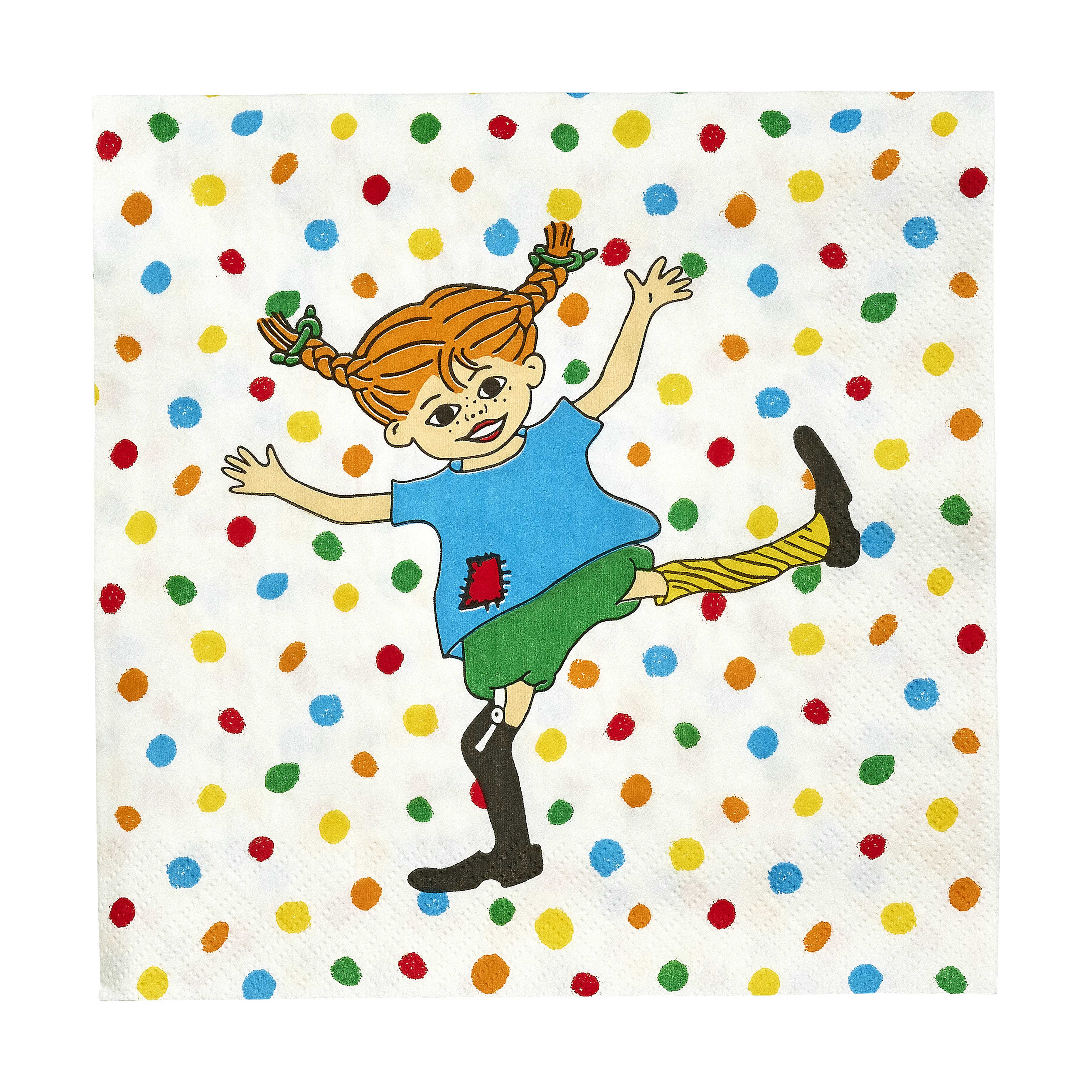Pippi napkins 33x33 cm 20-pack from Muurla - NordicNest.com