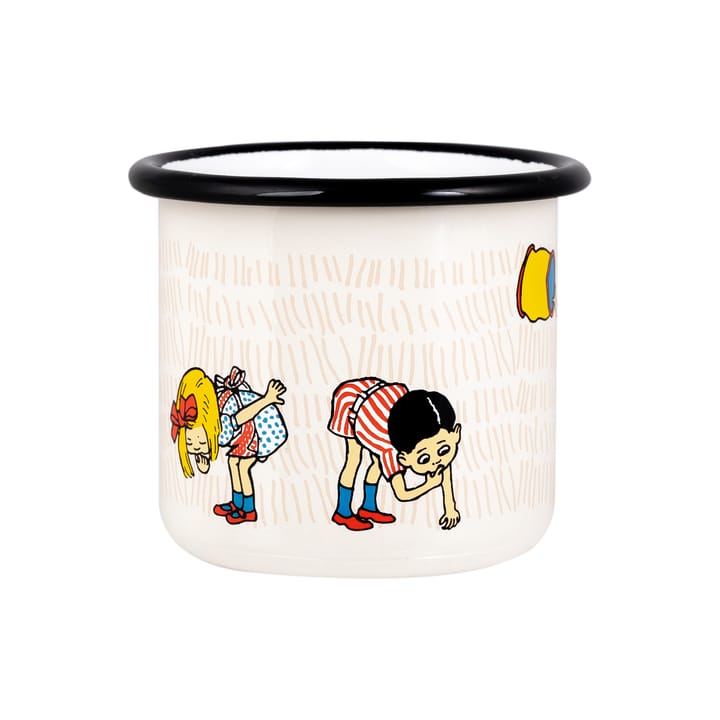 Pippi The Snirkle Hunt enamel mug 25 cl - Multi - Muurla