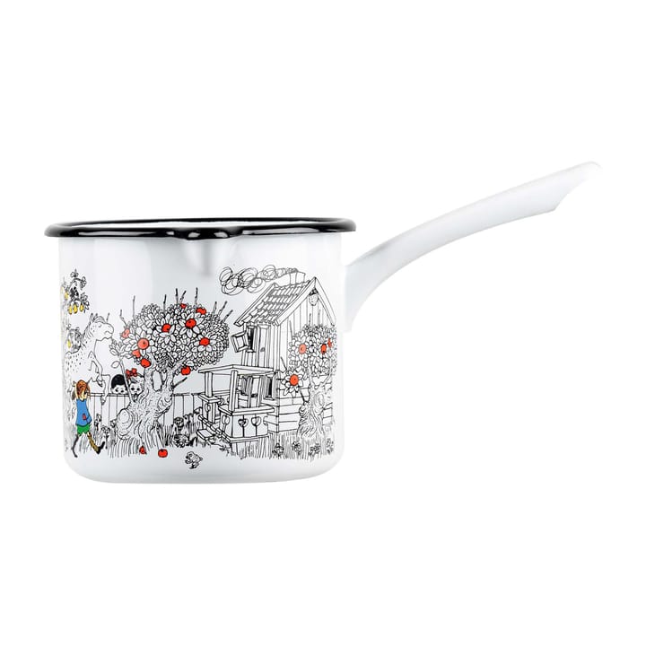 Pippi The Way Home saucepan 1.3 liter - White - Muurla