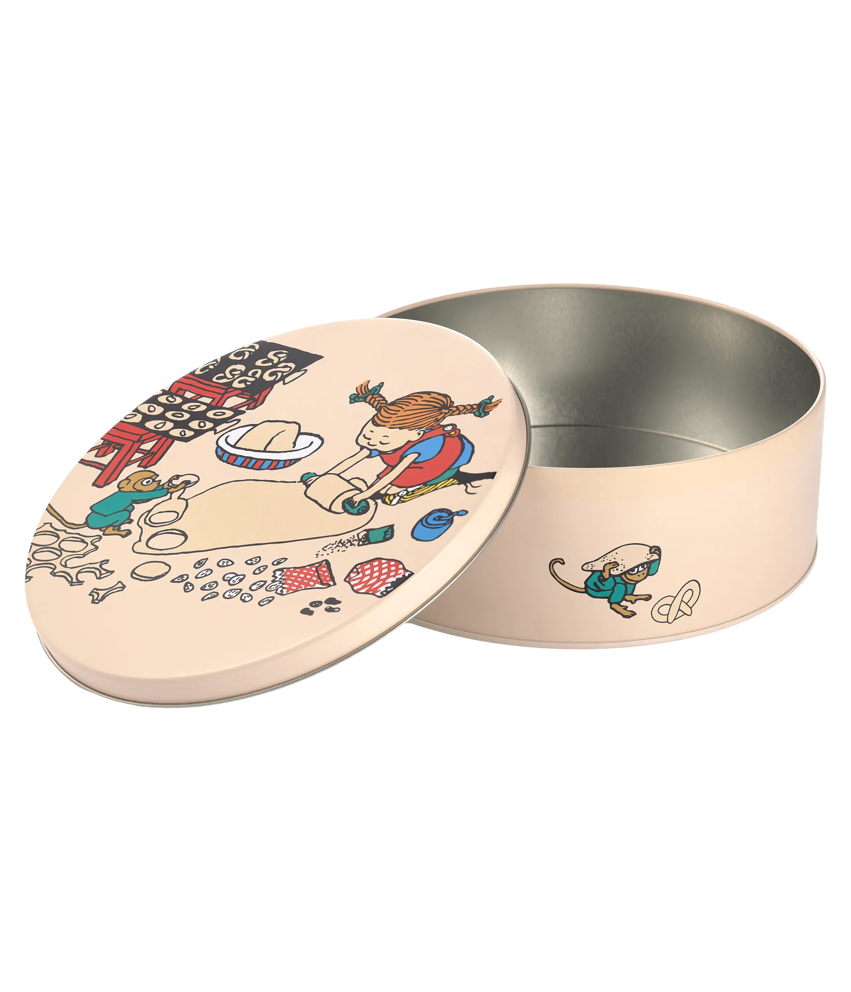 Pippi tin jar Ø18 cm, Baking Muurla