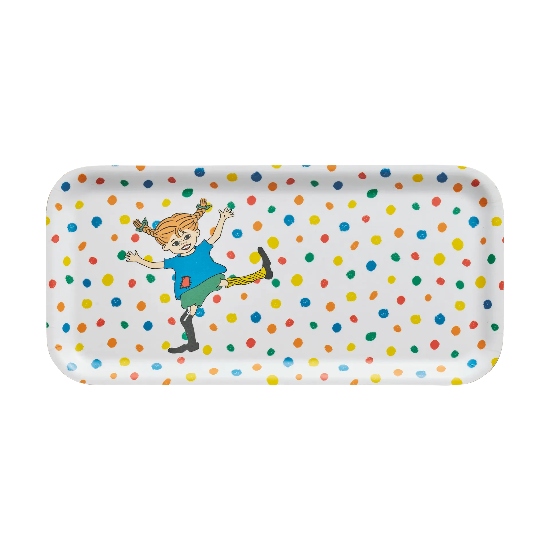 Pippi tray 13x27 cm, Jumping Jack Muurla