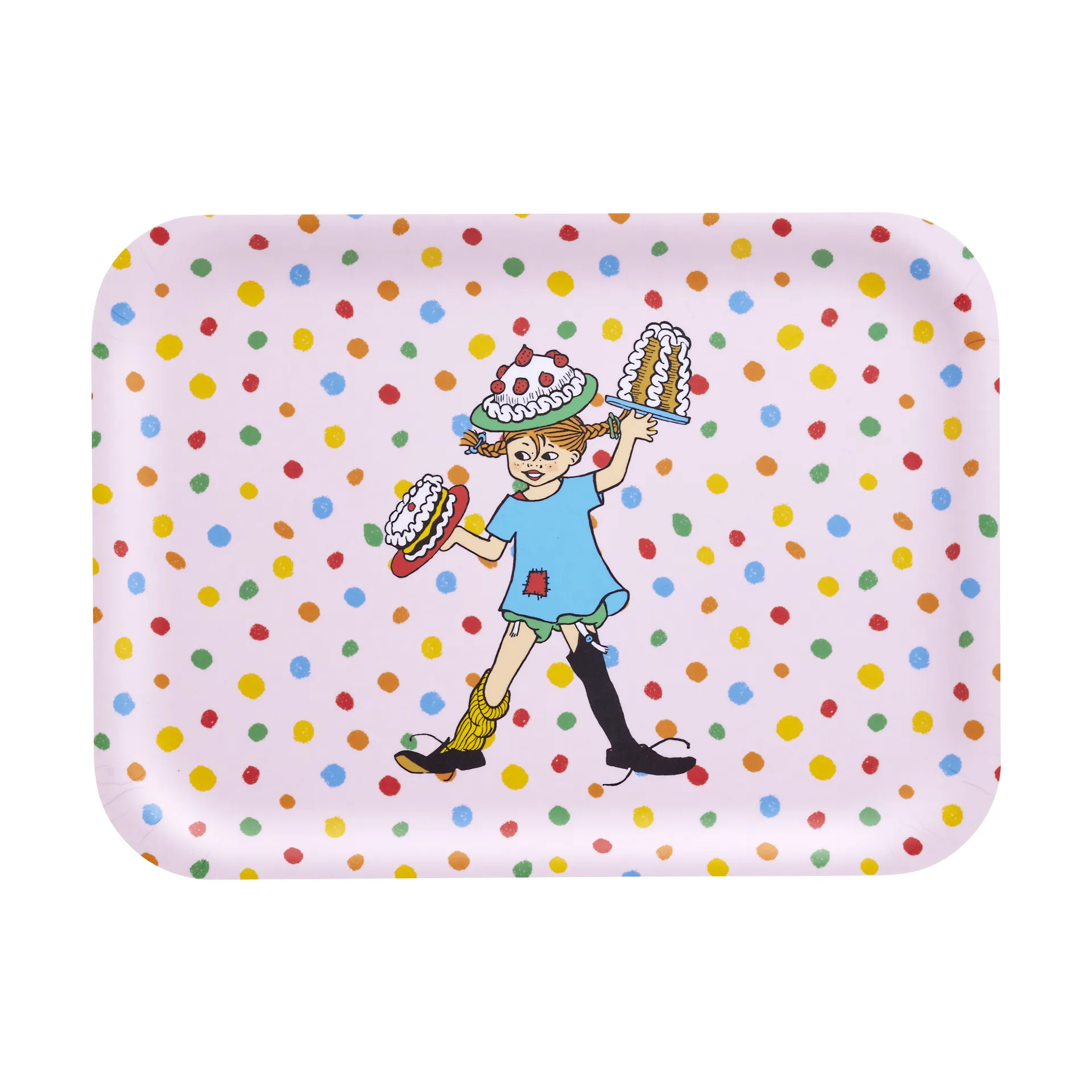 Pippi tray 20x27 cm, Birthday Muurla