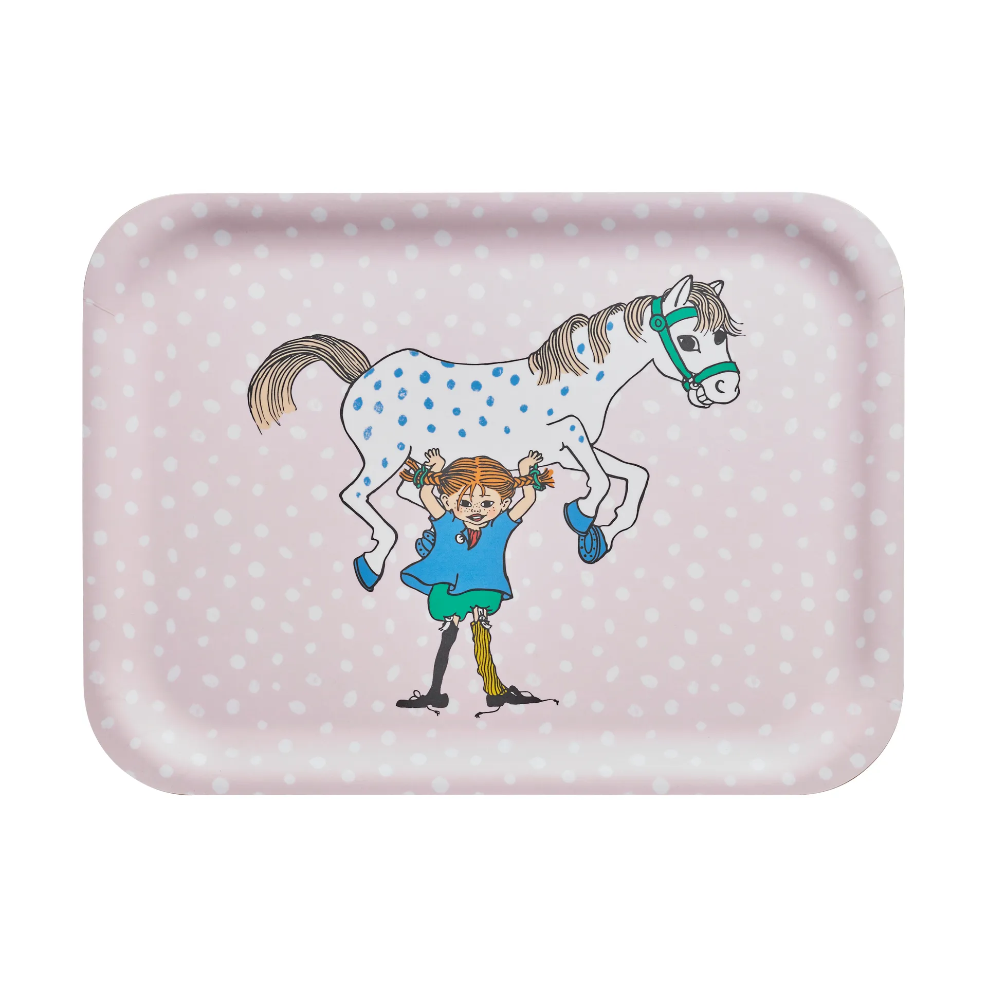 Pippi tray 20x27 cm, Pippi and the Horse Muurla