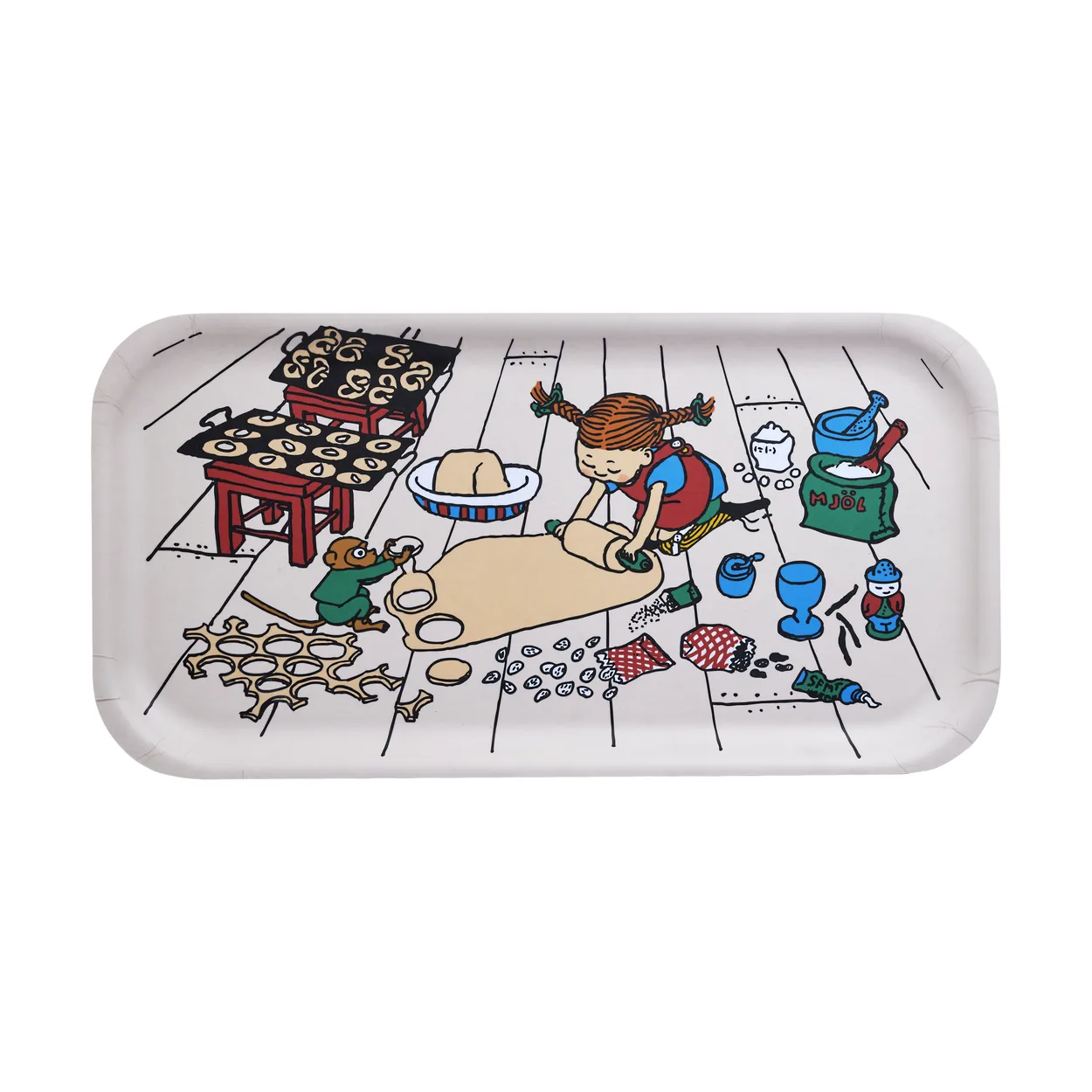 Muurla Pippi tray 22x43 cm Baking | Scandinavian Design | Trays | Multi