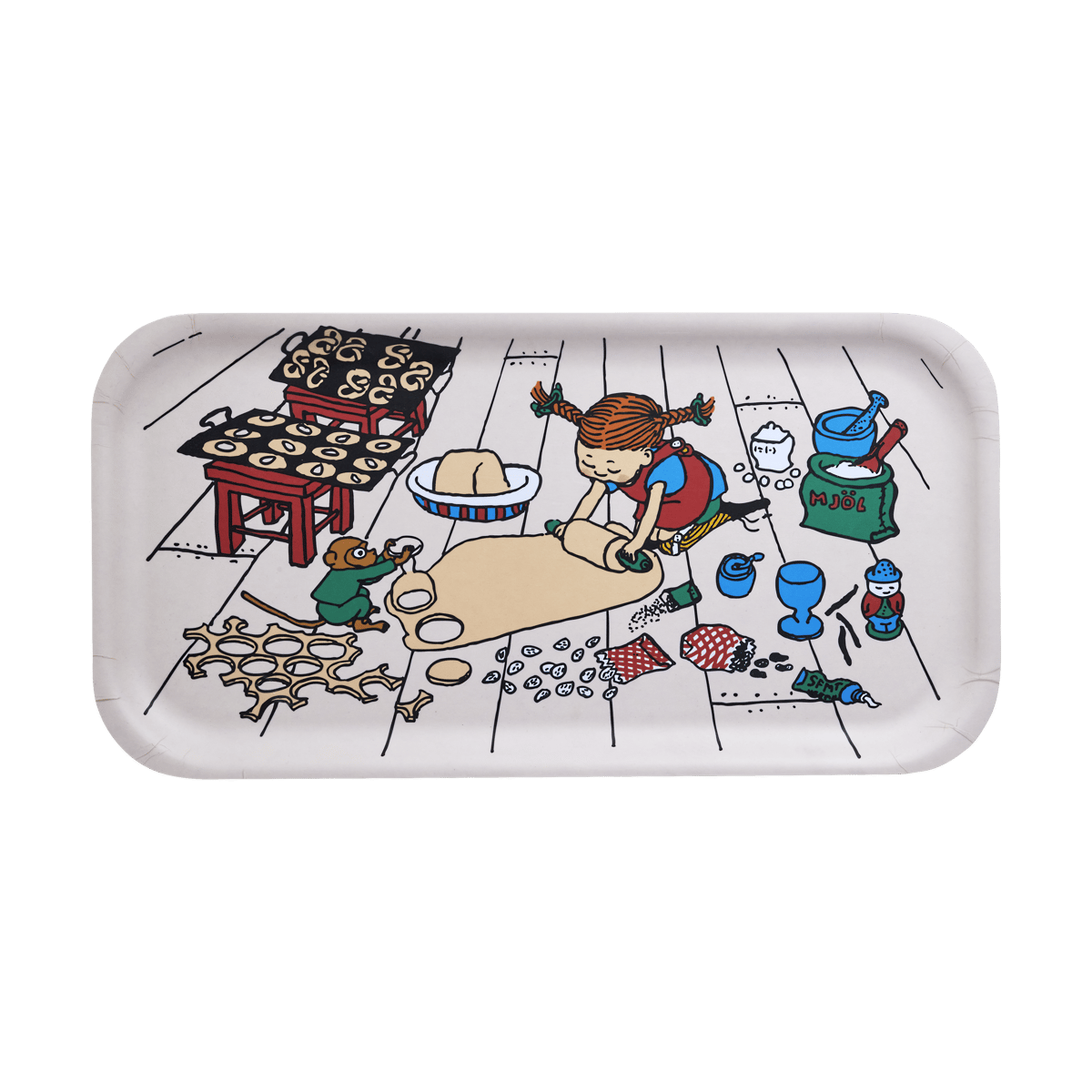 Muurla Pippi tray 22x43 cm Baking