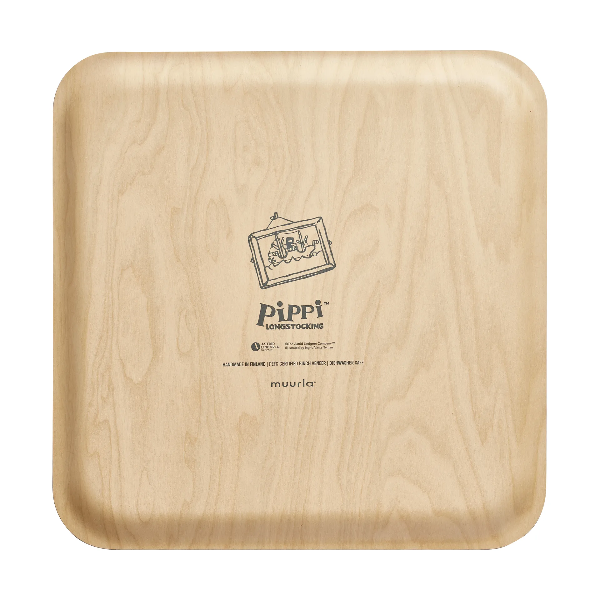 Pippi tray 33x33 cm, Pancakes Muurla