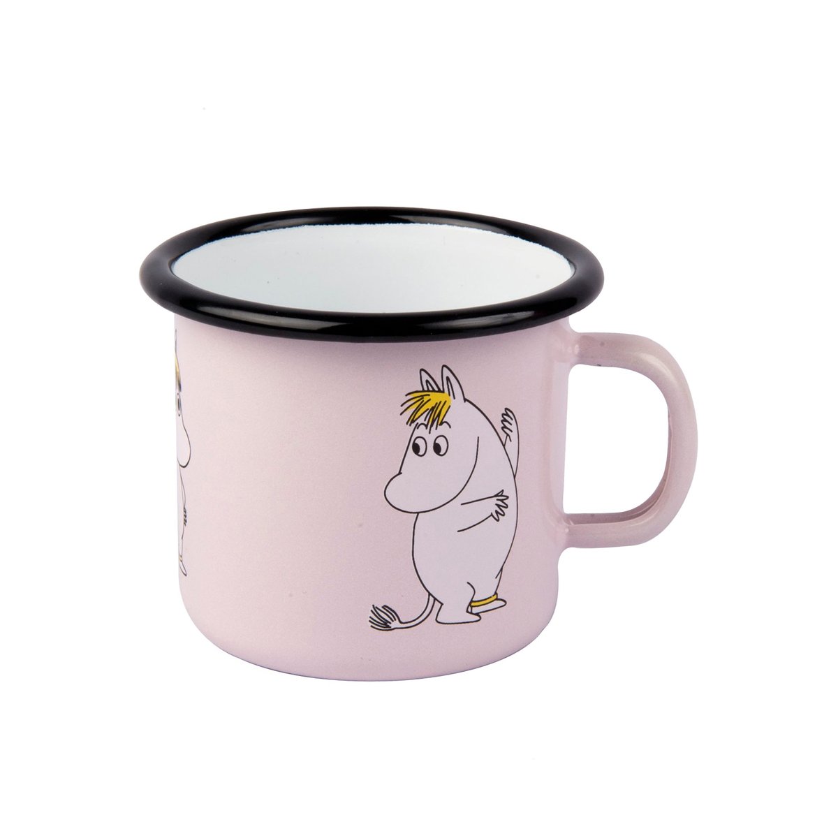 Muurla Snorkfröken enamel mug 2.5 dl | Scandinavian Design | Moomin mugs | Pink