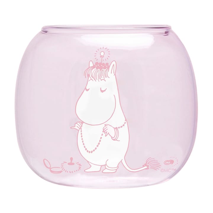 Snorkmaiden lantern/bowl Ø9 cm - Pink - Muurla