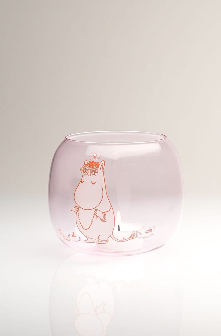 Snorkmaiden lantern/bowl Ø9 cm - Pink - Muurla