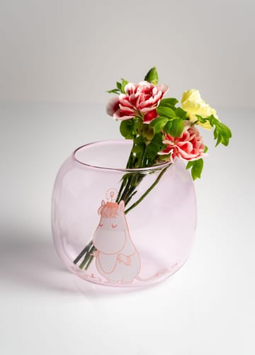 Snorkmaiden lantern/bowl Ø9 cm - Pink - Muurla