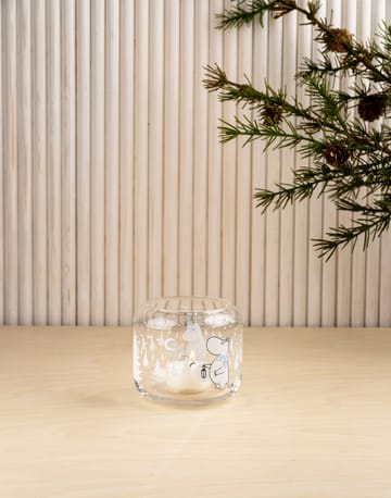 Snowfall lantern Ø9 cm - Clear - Muurla