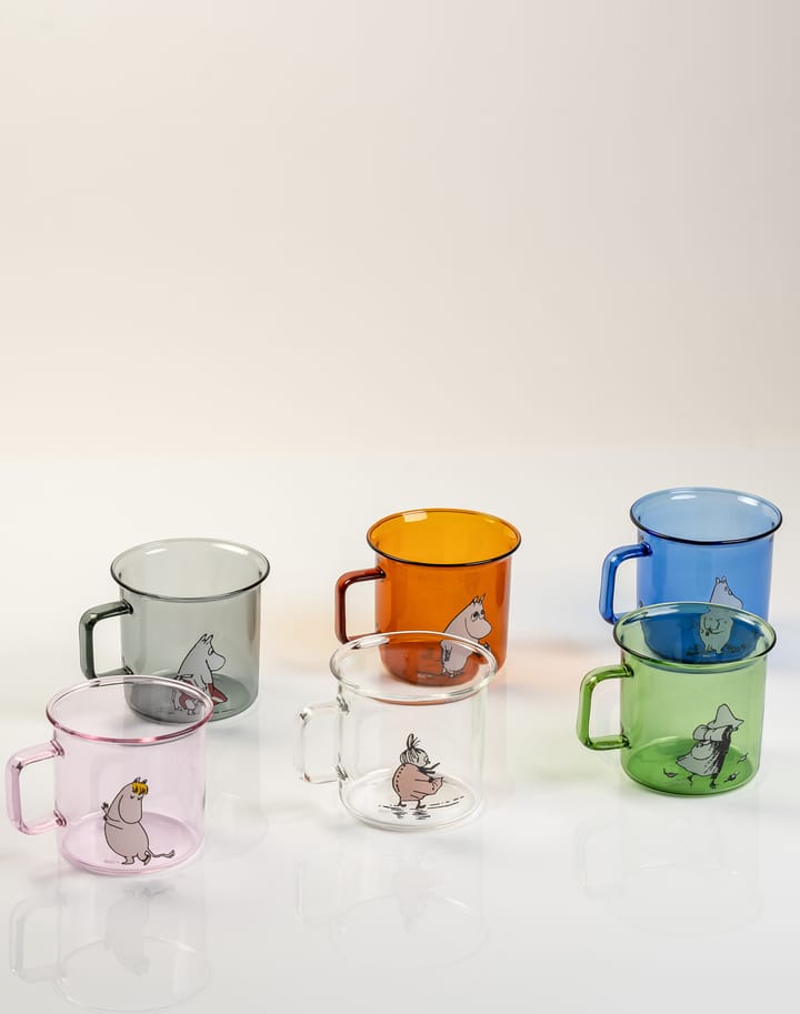 Snufkin glass mug 35 cl - Green - Muurla