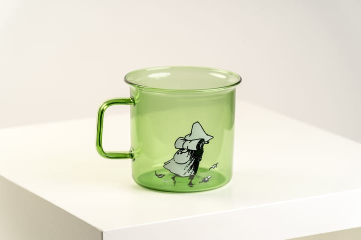 Snufkin glass mug 35 cl - Green - Muurla