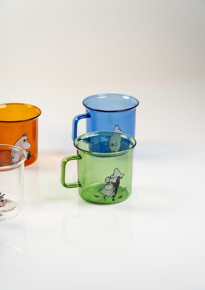 Snufkin glass mug 35 cl - Green - Muurla