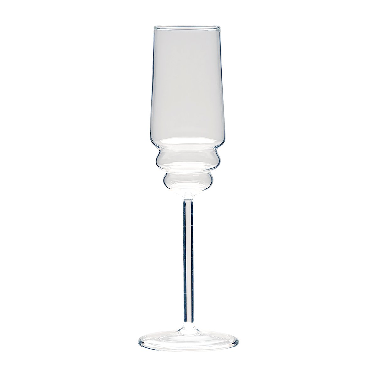 Muurla Steps champagne glass 25 cl Clear | Scandinavian Design | Champagne glasses | Transparent